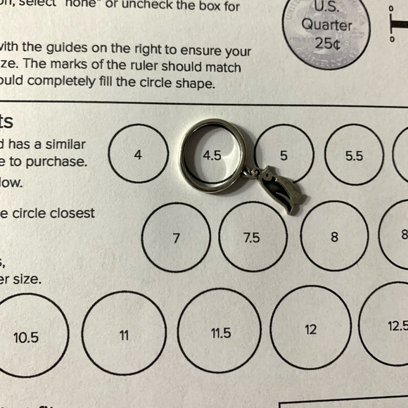 RETIRED James Avery Sterling Silver Penguin Dangle Ring - Picture 7 of 7